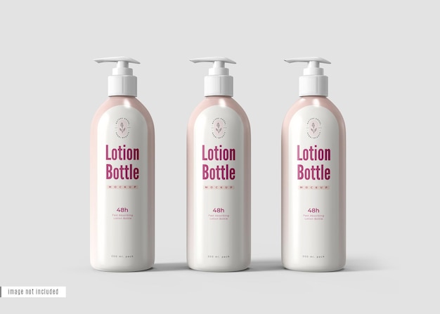 Lotion Bottle Mockup