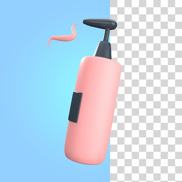 Lotion cream 3d icon