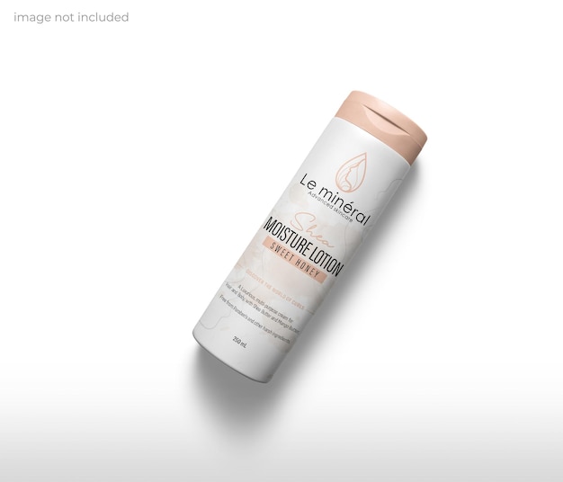 Lotion and Shampoo Bottle Mockup