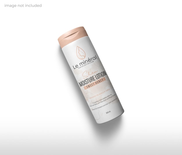 Lotion and Shampoo Bottle Mockup