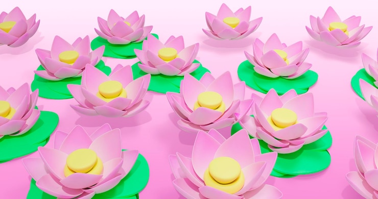 PSD lotus bakground