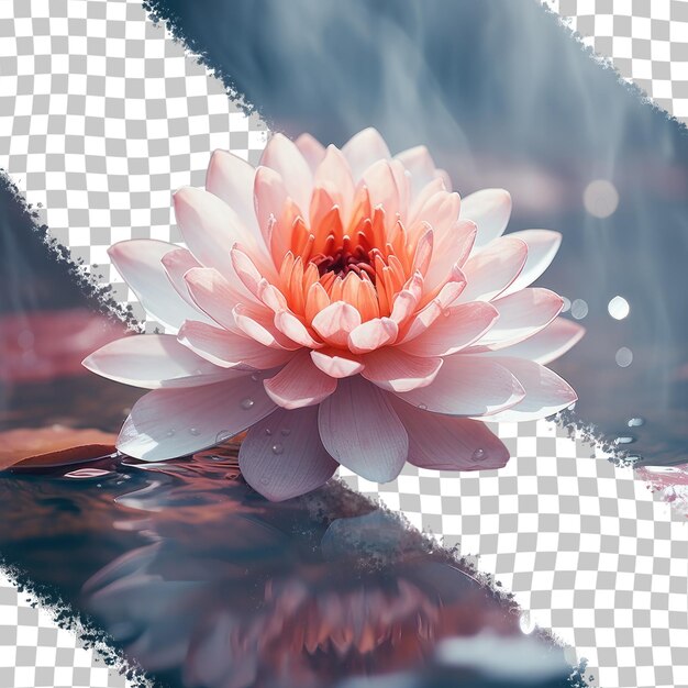 PSD lotus bloom transparent background