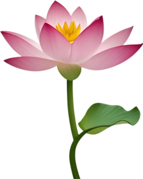 PSD lotus clipart a cute lotus flower icon