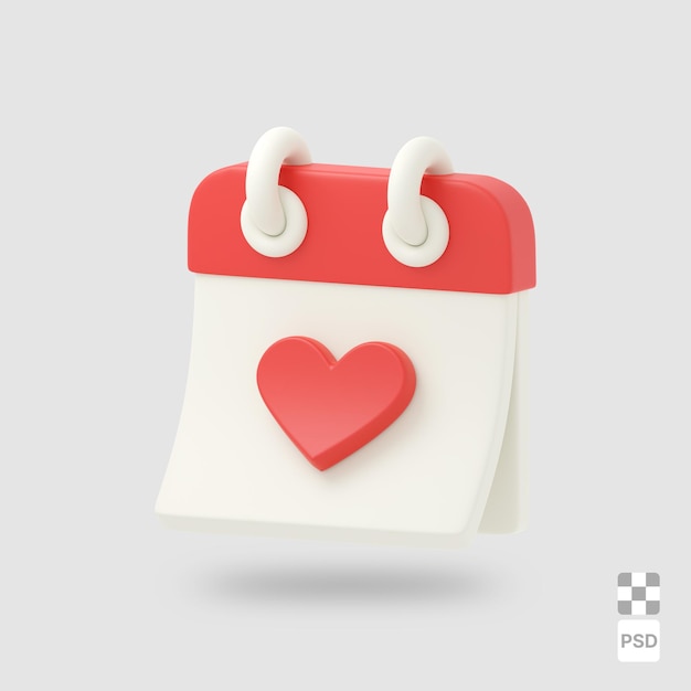 PSD love calendar