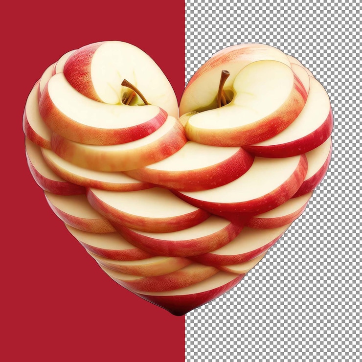 PSD png 의 크리스피 애플 델리츠 에 대한 사랑