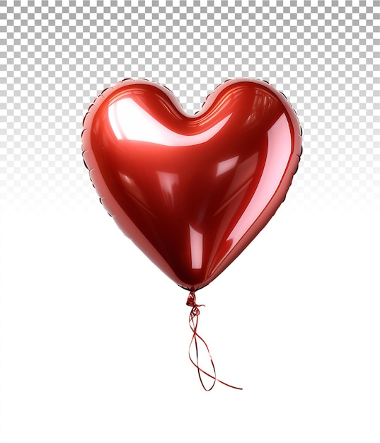 PSD love filled red balloon illustrations