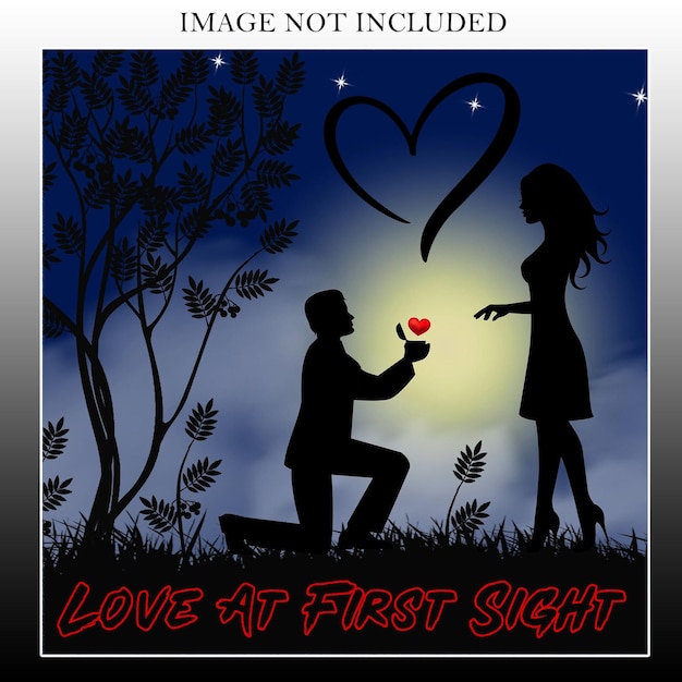 PSD love at first sight podcast cover art special