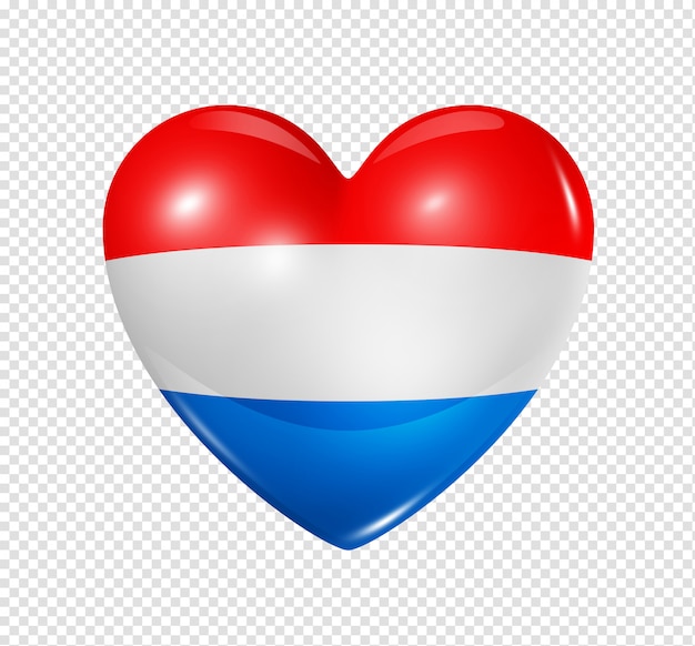 Love Netherlands, heart flag symbol