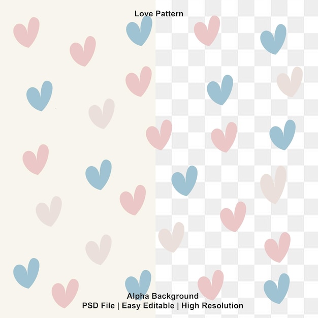 PSD love pattern