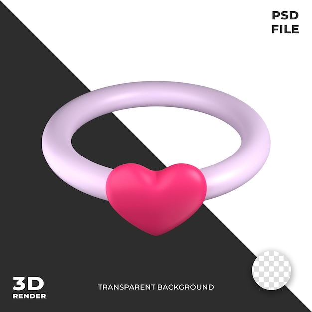 Love Ring Valentine 3D icon