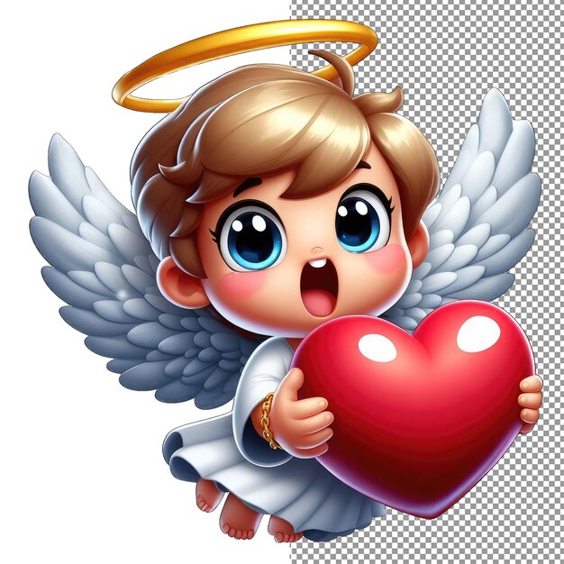 Love's messenger adorable cupid sticker