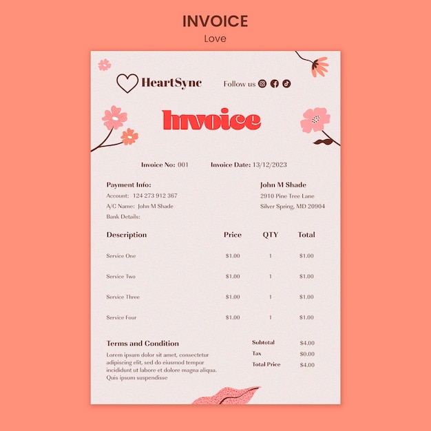 love template design