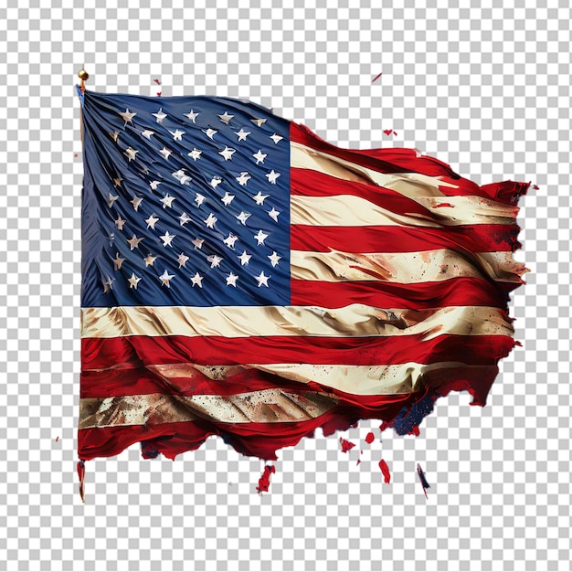 PSD love usa design z amerykańską flagą, amerykańskim patrioticznym logo, naklejką lub odznaką