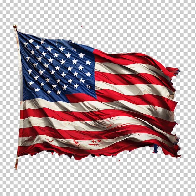 Love USA Design z amerykańską flagą, amerykańskim patrioticznym logo, naklejką lub odznaką