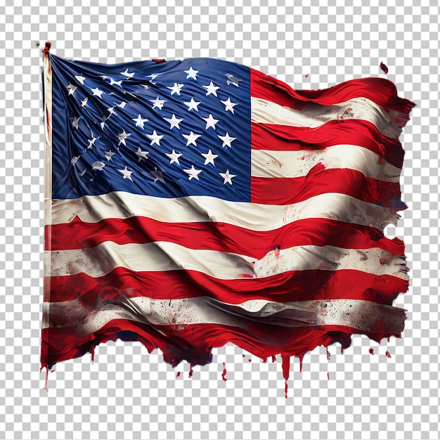 Love USA Design z amerykańską flagą, amerykańskim patrioticznym logo, naklejką lub odznaką