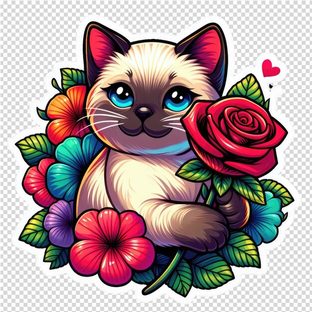 PSD lovely cute adorable sticker