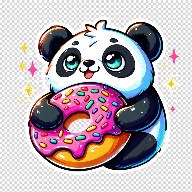 PSD lovely cute adorable sticker