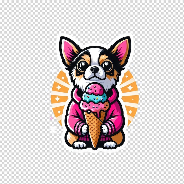 PSD lovely cute adorable sticker