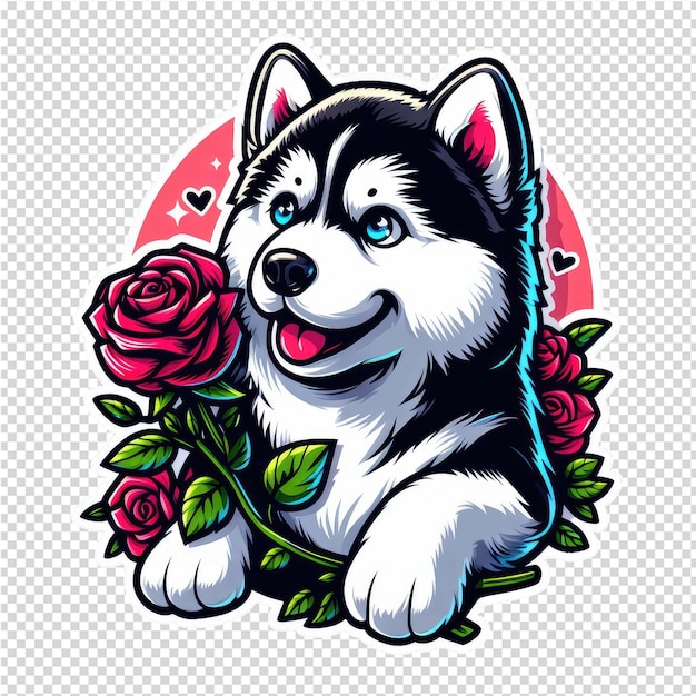 PSD lovely cute adorable sticker