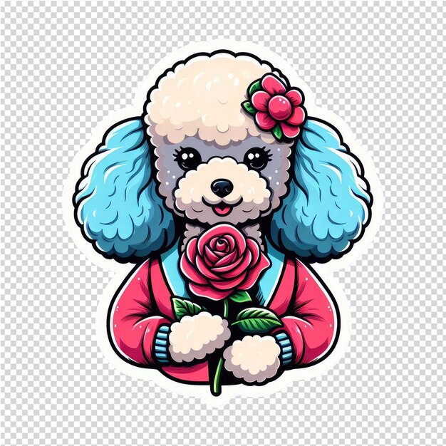 PSD lovely cute adorable sticker