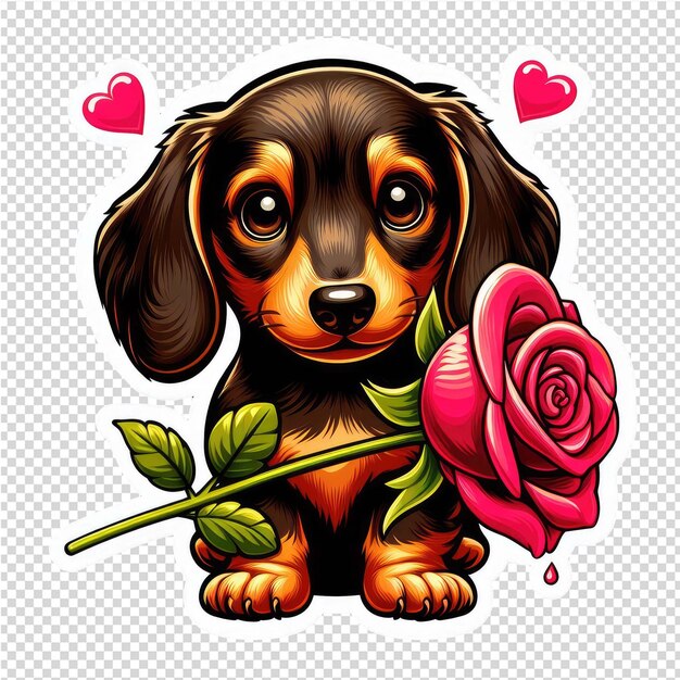 PSD lovely cute adorable sticker