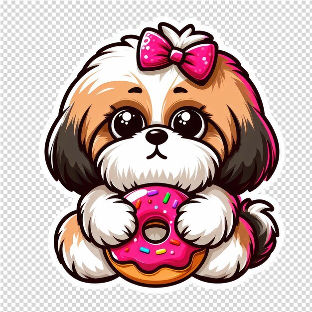 PSD lovely cute adorable sticker