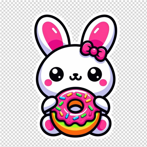 PSD lovely cute adorable sticker