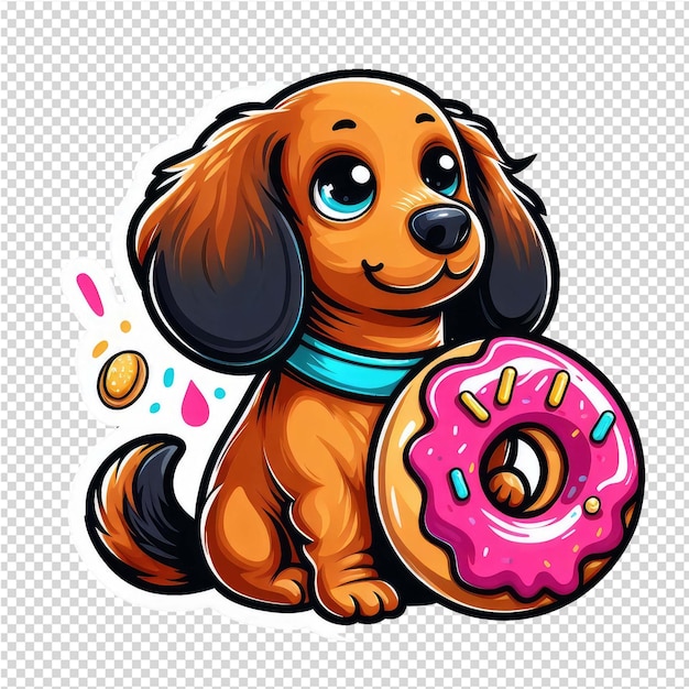 PSD lovely cute adorable sticker