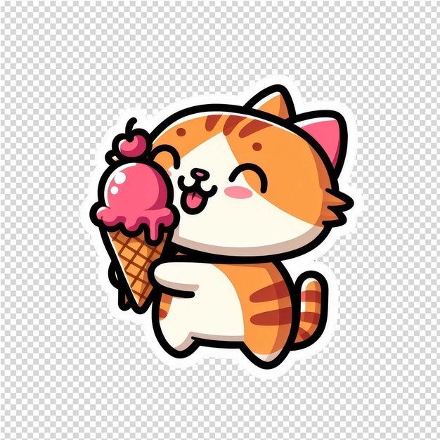 PSD lovely cute adorable sticker