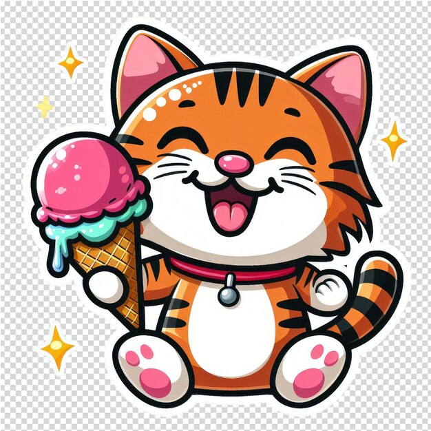 PSD lovely cute adorable sticker