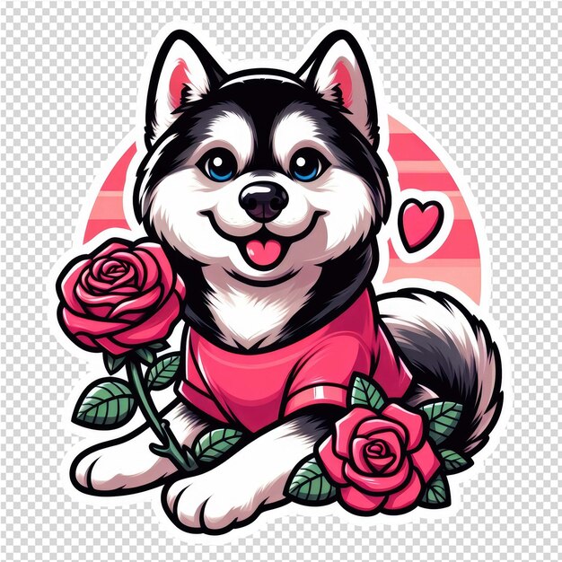 PSD lovely cute adorable sticker