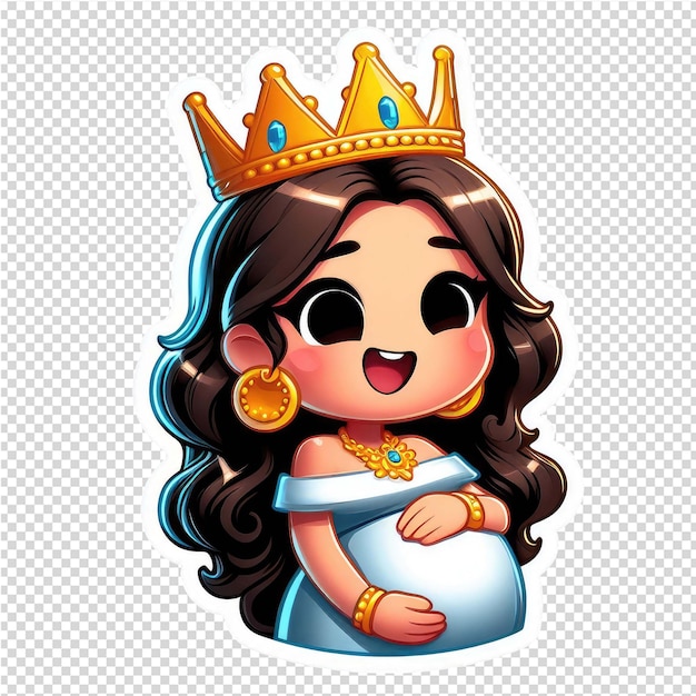 PSD lovely cute adorable sticker