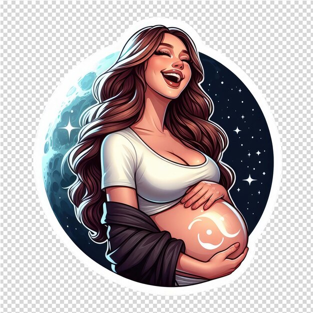 PSD lovely cute adorable sticker