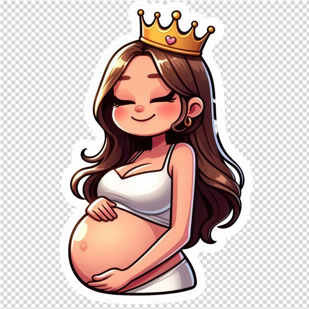 PSD lovely cute adorable sticker