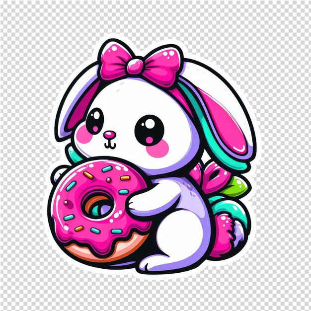 PSD lovely cute adorable sticker