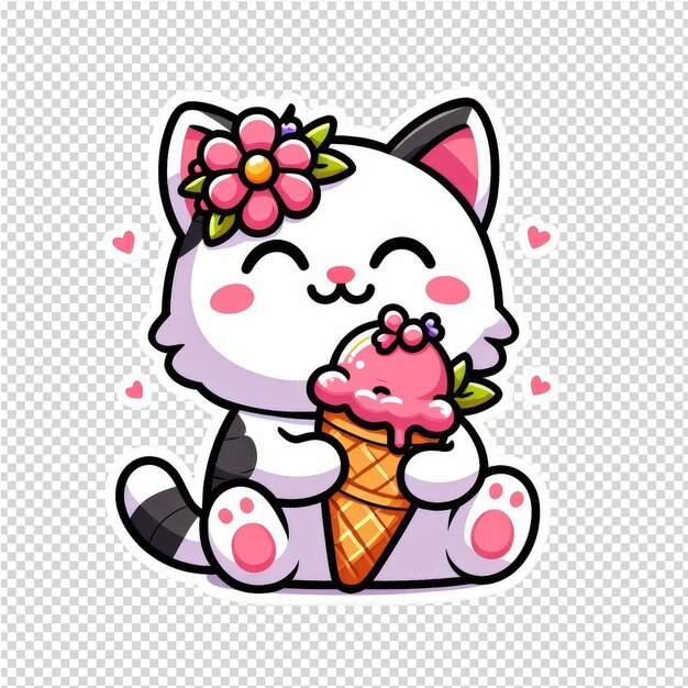 Lovely cute adorable sticker