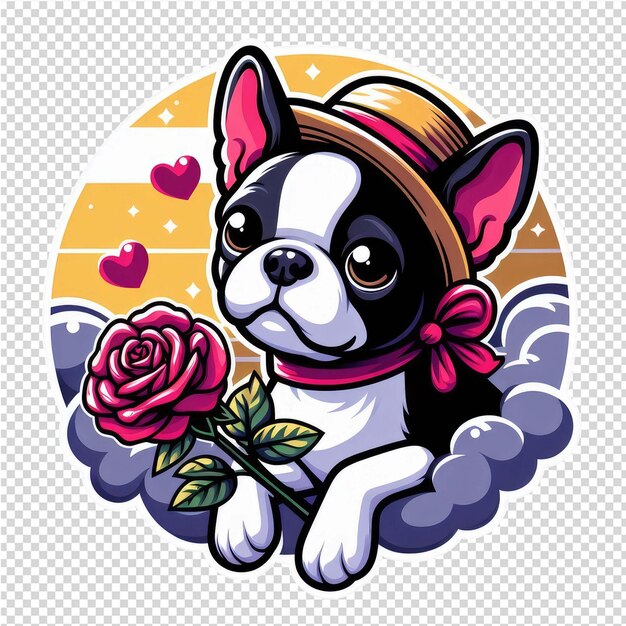 PSD lovely cute adorable sticker