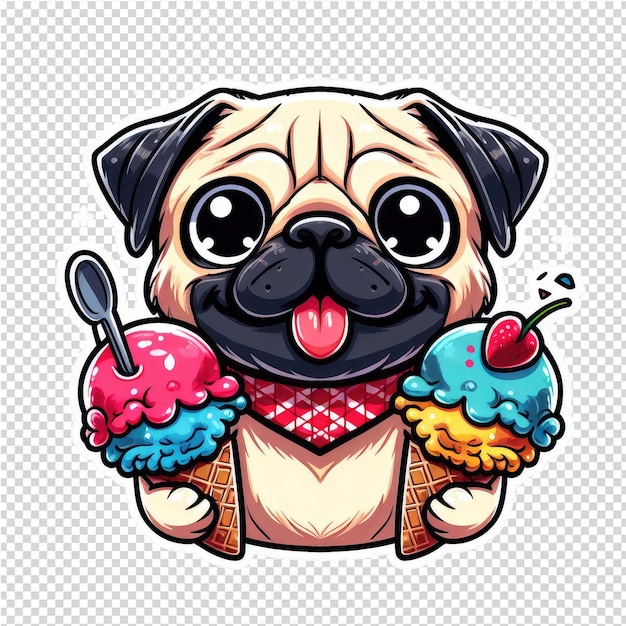 PSD lovely cute adorable sticker