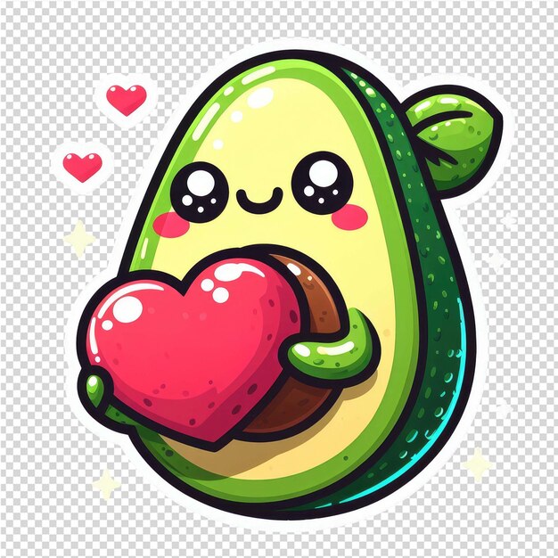 PSD lovely cute adorable sticker