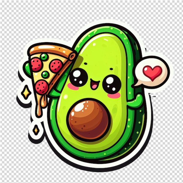 PSD lovely cute adorable sticker