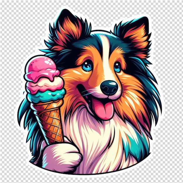 PSD lovely cute adorable sticker