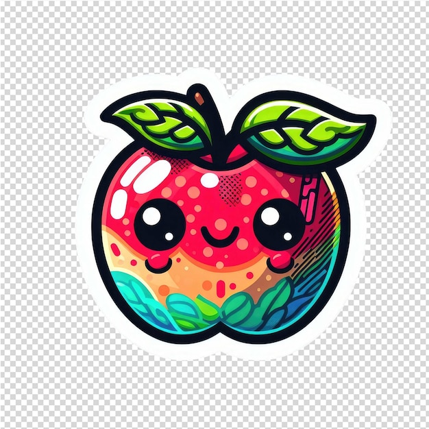 PSD lovely cute adorable sticker