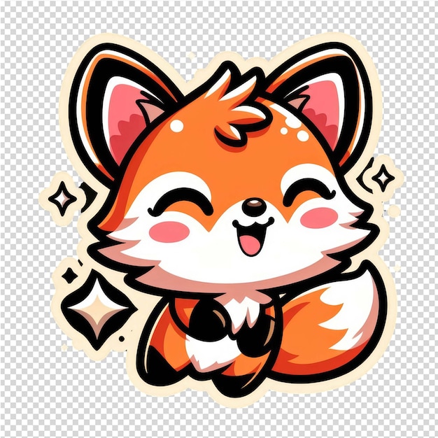 PSD lovely cute adorable sticker