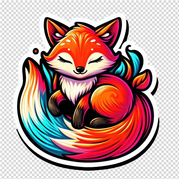 PSD lovely cute adorable sticker