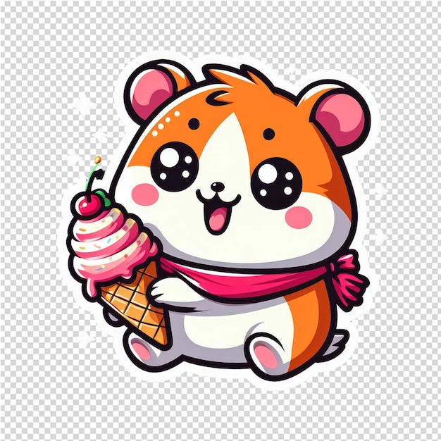 PSD lovely cute adorable sticker