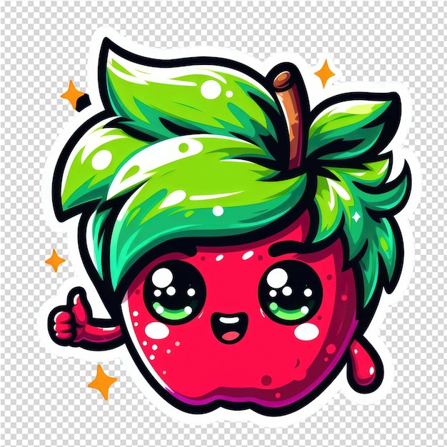 PSD lovely cute adorable sticker