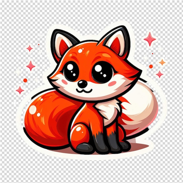 PSD lovely cute adorable sticker