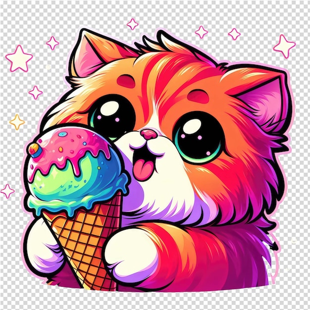 PSD lovely cute adorable sticker