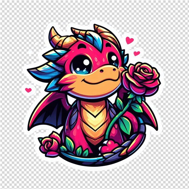 PSD lovely cute adorable sticker