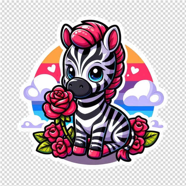 PSD lovely cute adorable sticker